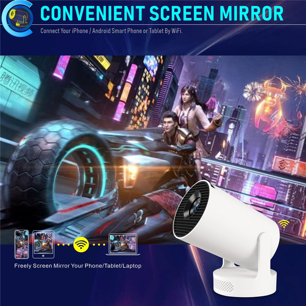 🎥 Projecteur Intelligent HY300Ultra – WiFi 6, Android 11 & HD 720P