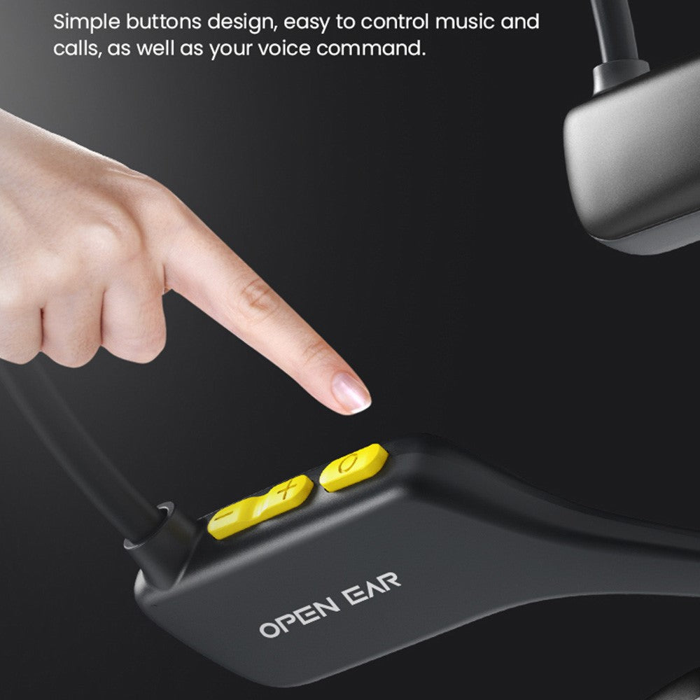 🎧 Casque à Conduction Osseuse IP68 Étanche – Bluetooth 5.3 + 8Go Mémoire Intégrée