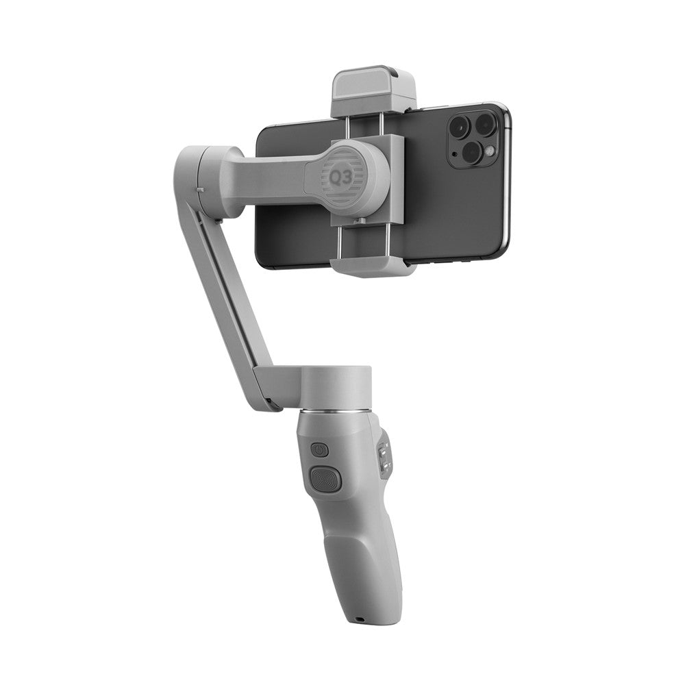 🎥 ZHIYUN Smooth Q3 – Stabilisateur Smartphone 3 Axes avec Suivi AI & Éclairage Rotatif