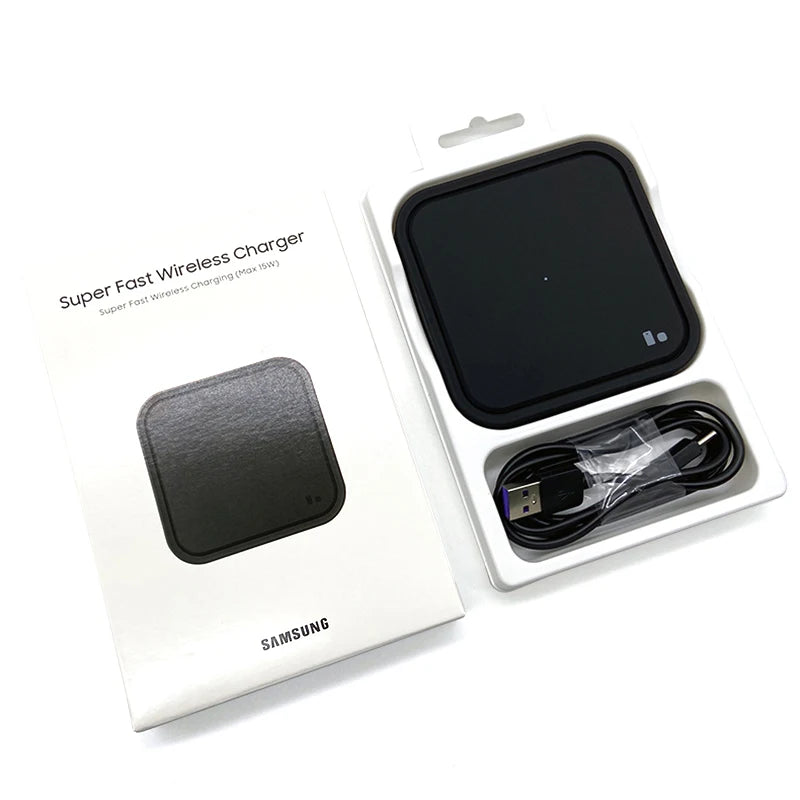 Chargeur Sans Fil 15W Ultra-Rapide | Recharge Sécurisée & Universelle pour Smartphones