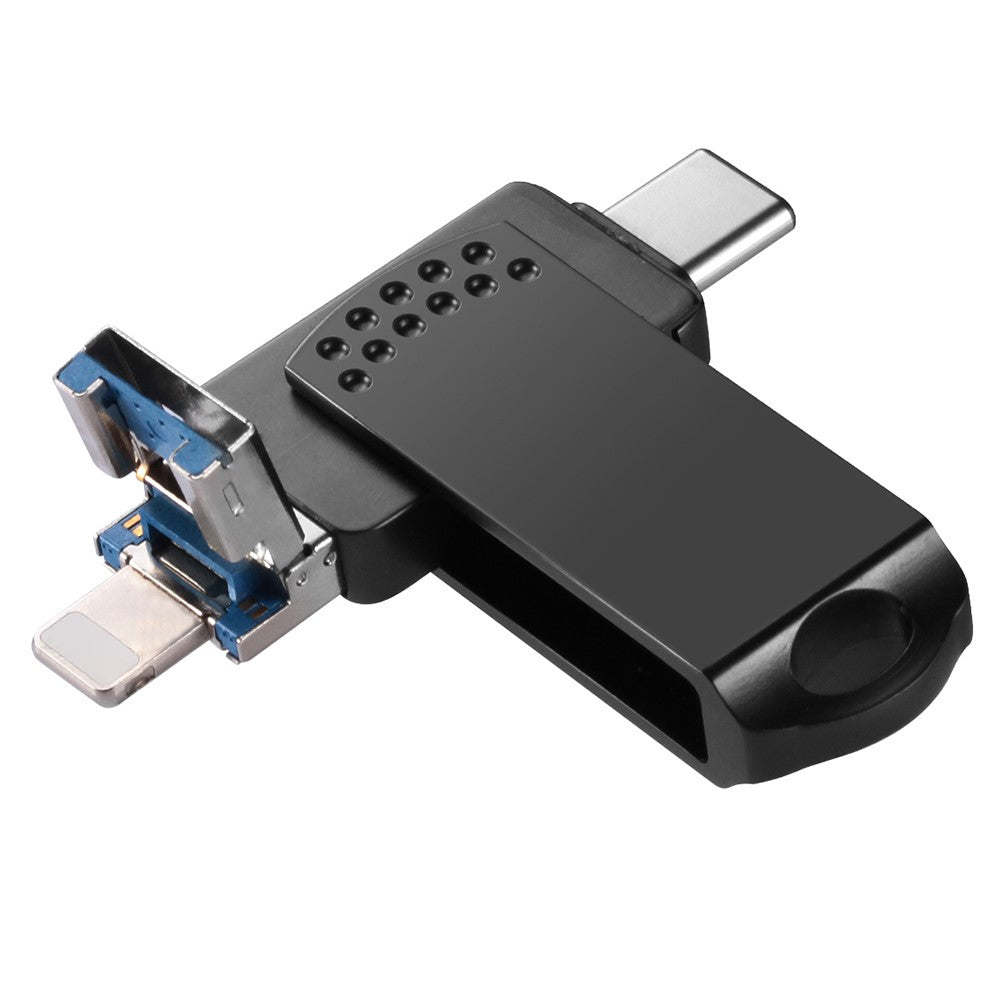 Clé USB 3-en-1 256 Go – Type-C, Lightning & USB 3.0 – Stockage rapide et portable pour iPhone, Android & PC