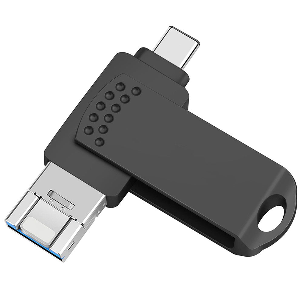Clé USB 3-en-1 32 Go – Type-C, Lightning & USB 3.0 – Stockage rapide et portable pour iPhone, Android & PC