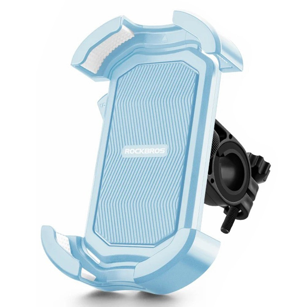 ROCKBROS HW-128 – Support Téléphone Vélo & Moto | Porte-Smartphone Antichoc Universel pour Guidon de Vélo, E-Bike et Scooter