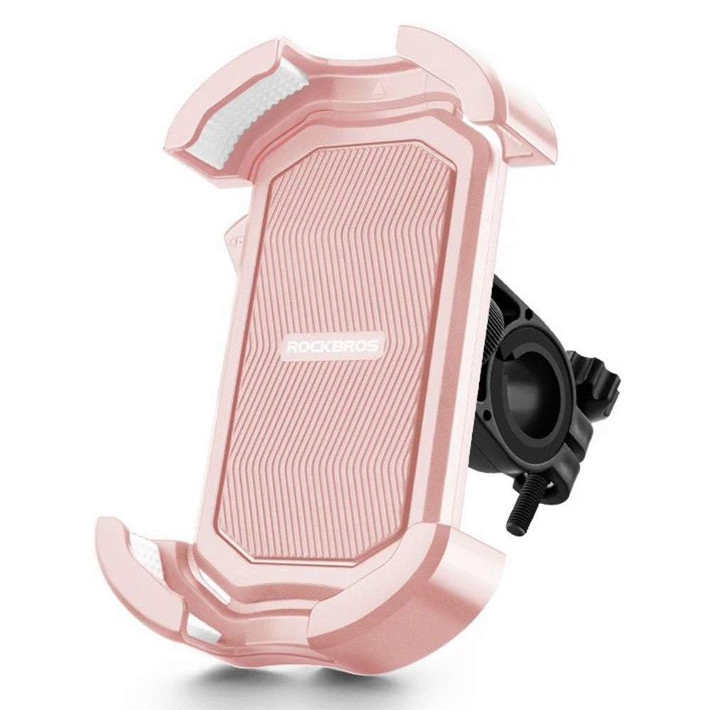 ROCKBROS HW-128 – Support Téléphone Vélo & Moto | Porte-Smartphone Antichoc Universel pour Guidon de Vélo, E-Bike et Scooter