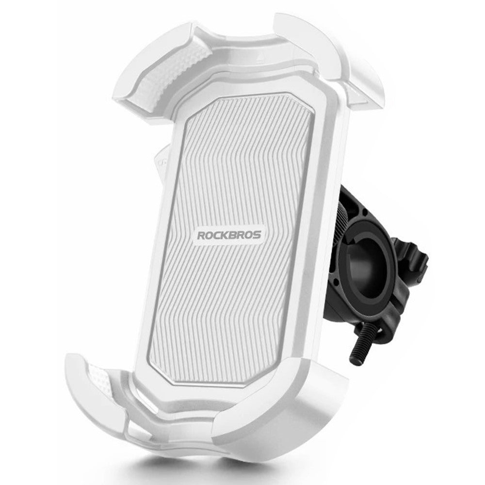 ROCKBROS HW-128 – Support Téléphone Vélo & Moto | Porte-Smartphone Antichoc Universel pour Guidon de Vélo, E-Bike et Scooter