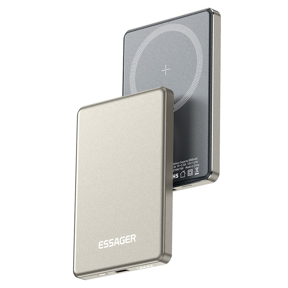 🔋 Power Bank Magnétique 5000mAh – Charge Rapide 15W/20W, Ultra Slim & Sécurisée