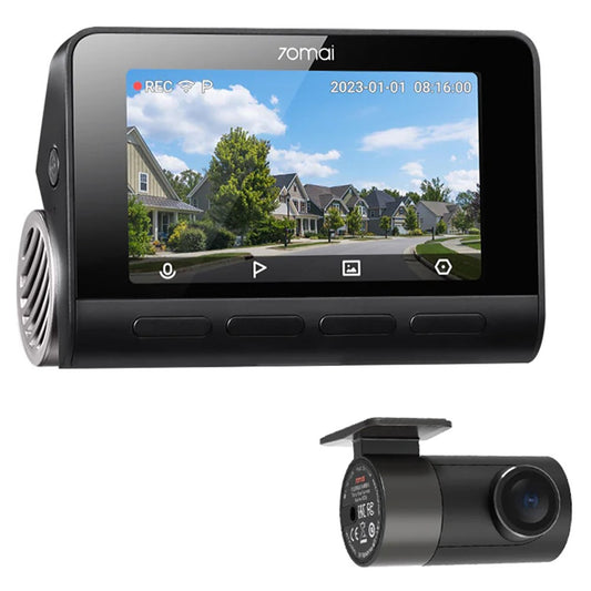 70mai A800S Dash Cam 4K Ultra HD + RC06 Caméra Arrière | Vision Nocturne, GPS, ADAS Sécurité Premium