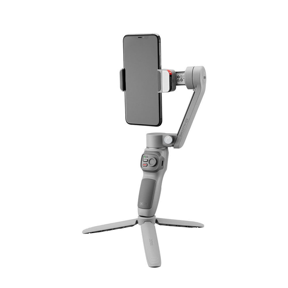 🎥 ZHIYUN Smooth Q3 – Stabilisateur Smartphone 3 Axes avec Suivi AI & Éclairage Rotatif
