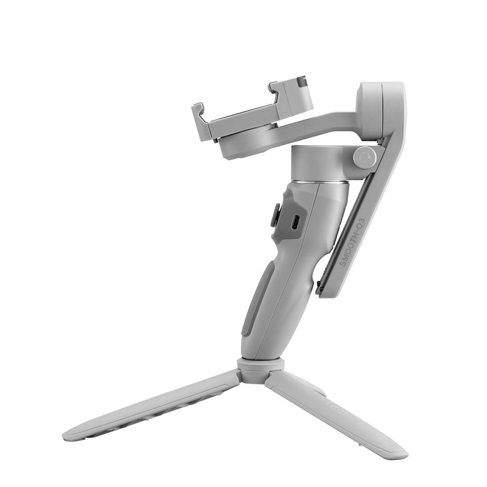 🎥 ZHIYUN Smooth Q3 – Stabilisateur Smartphone 3 Axes avec Suivi AI & Éclairage Rotatif
