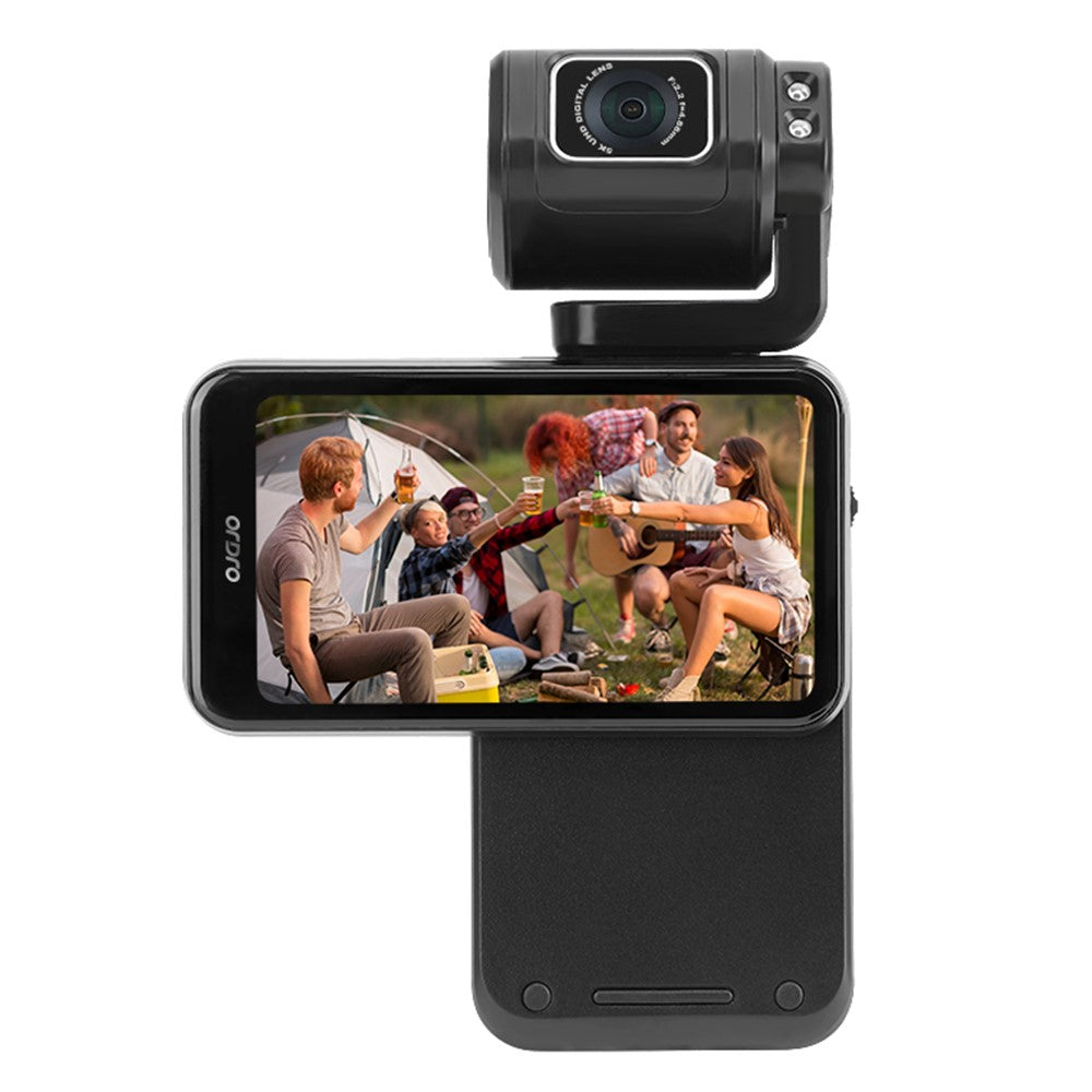 ORDRO M3 Caméra de Poche Portable 5K – Écran 3,5” Rotatif 180° avec WiFi & Vision Nocturne
