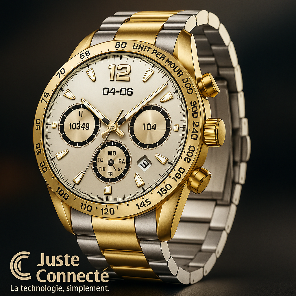 Montre Connectée Étanche IP67 – Appels Bluetooth, Suivi Santé (Oxygène, Pression, Cardio) & 25 Modes Sport