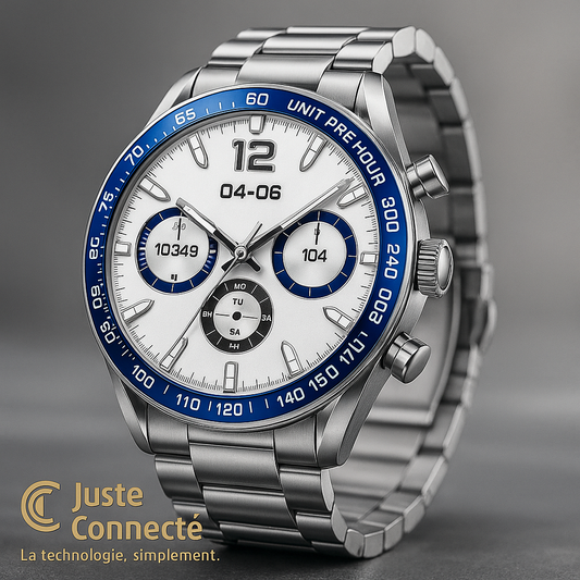 Montre Connectée Étanche IP67 – Appels Bluetooth, Suivi Santé (Oxygène, Pression, Cardio) & 25 Modes Sport