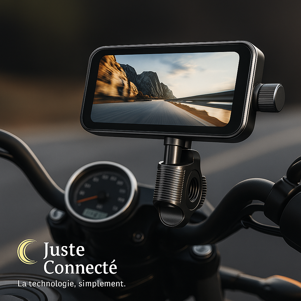 SJCAM RD10 – Dashcam Moto Étanche CarPlay & Android Auto | Double Caméra Sony Full HD