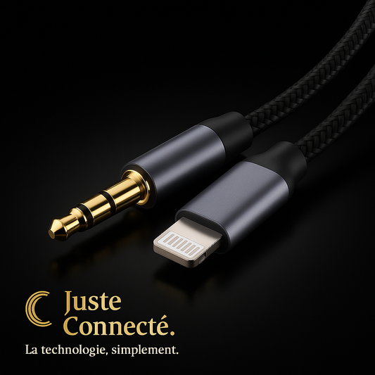 Adaptateur Lightning vers Jack 3,5 mm – Audio Haute Qualité pour iPhone et iPad