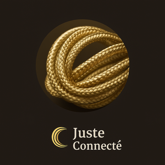 Câble Audio USB-C vers Jack 3,5 mm – Câble AUX Tressé Haute Résistance pour Voiture et Smartphone