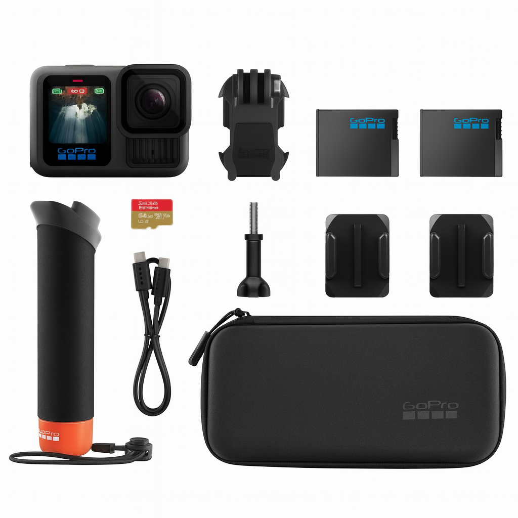 GoPro HERO 13 + Pack d’accessoires – Neuf