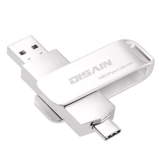 Clé USB Type-C & USB 3.0 Métal Pivotante – Stockage 16Go à 256 Go