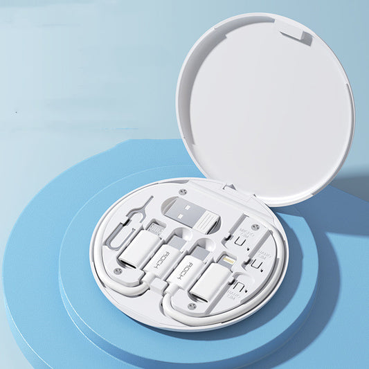 Kit Multi-Adaptateurs et Câbles Universel 6-en-1 – Étui Compact de Voyage